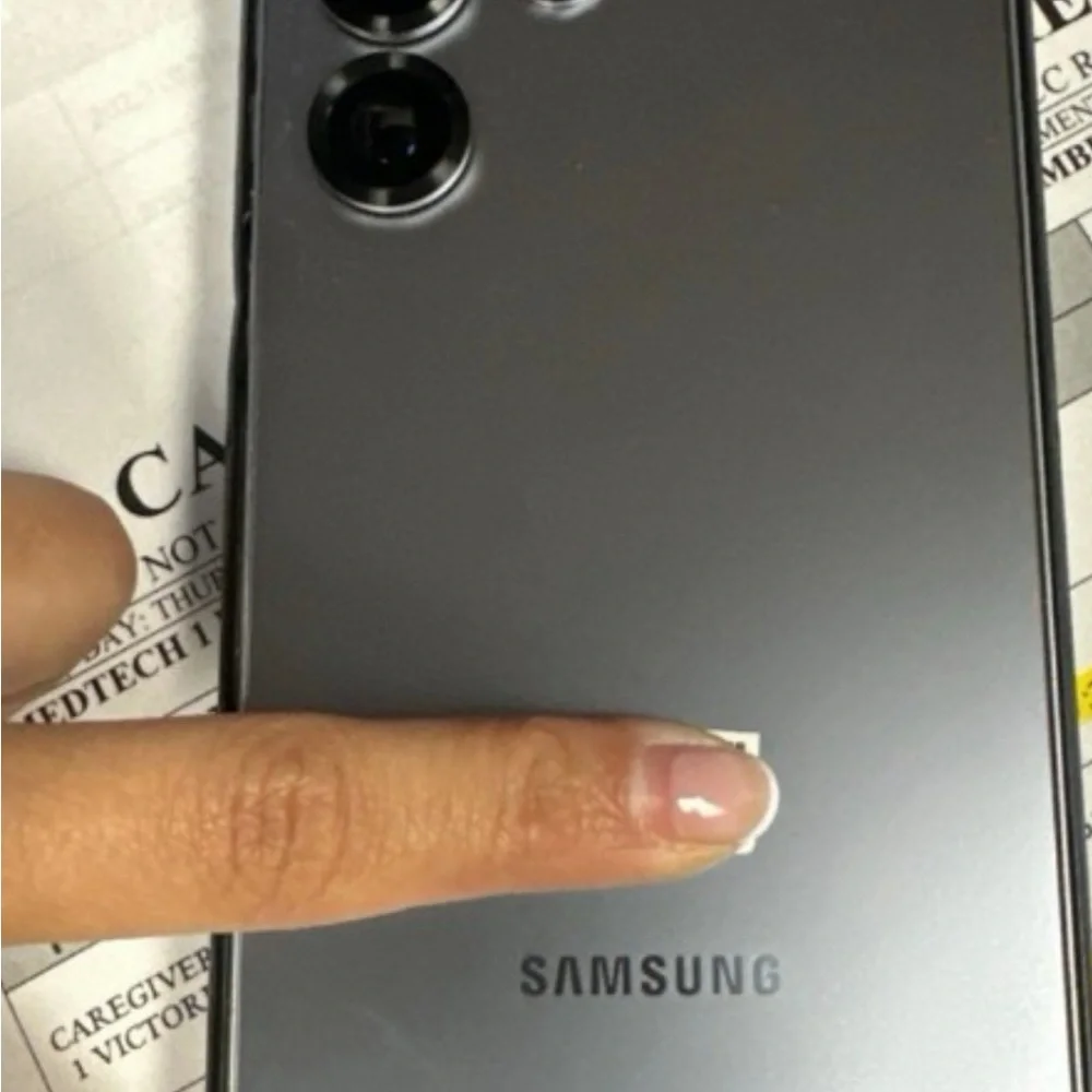Samsung Black Smartphone with Black Screen
